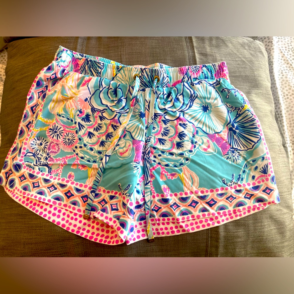 Lilly Pulitzer Katia Shorts Mid-Rise Size XS